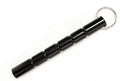RUKO K4434BL, Aluminum 5-1/2" Kubaton Defense Stick with Key Ring, Black