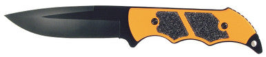 440A, 4-1/8" Fixed Blade Hunting knife, Blaze Orange Handle