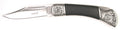 420J2, 3-1/2" Folding Blade Knife, Stainless Steel Handle