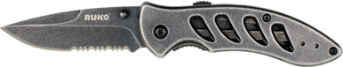 440A, 2-3/4" Folding Blade Assisted Open Knife, Distressed Oxide Finish Handle