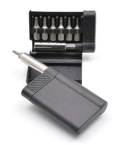 TORXSET: 6 PC Torx Bit Set w/adapter (T15/10/9/8/7/6)