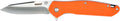 420A, 3.25" Folding Blade Tactical Knife, Orange GFR Nylon/Stainless Steel Handle