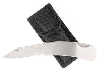 Gent Folding Knife 420A Stainless Steel Blade and Handle