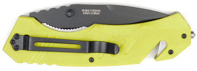440A, 4" Folding Blade Asssited Open Knife, Oversized Green G10 Handle