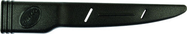 420J2, 6-1/2" Fixed Blade Fillet Knife, Non-Slip Rubber Handle