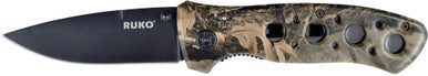 RUKO RUK0075, 440A, 3-1/4" Folding Blade Knife, WX-3D Handle