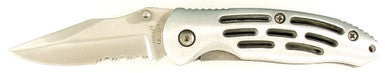 420A, 2-3/4" Folding Blade Knife, Brushed Aluminum Vented Handle