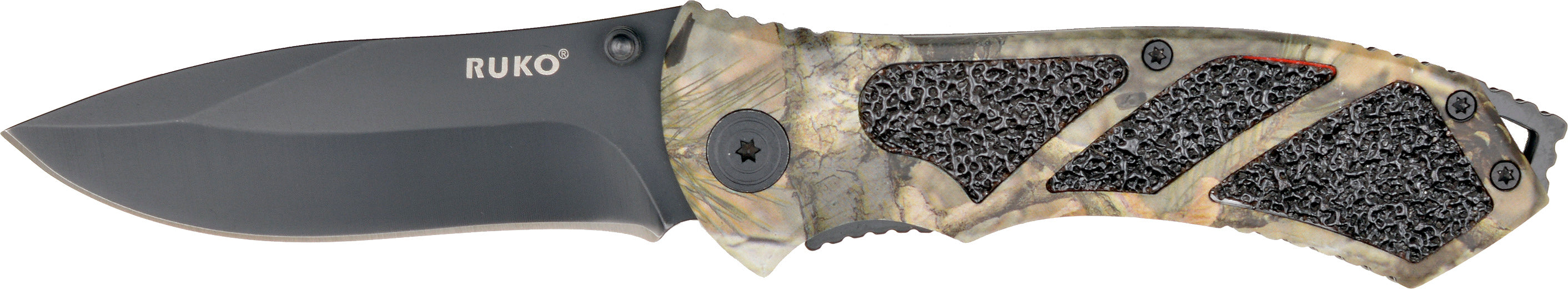 RUKO RUK0061, 440A, 3-1/4" Folding Blade Knife, WX-3D Handle