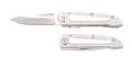 440A, 2-1/4" Folding Blade Pocket Knife, Stainless Steel Handle w/White Pearl Acrylic Inlay