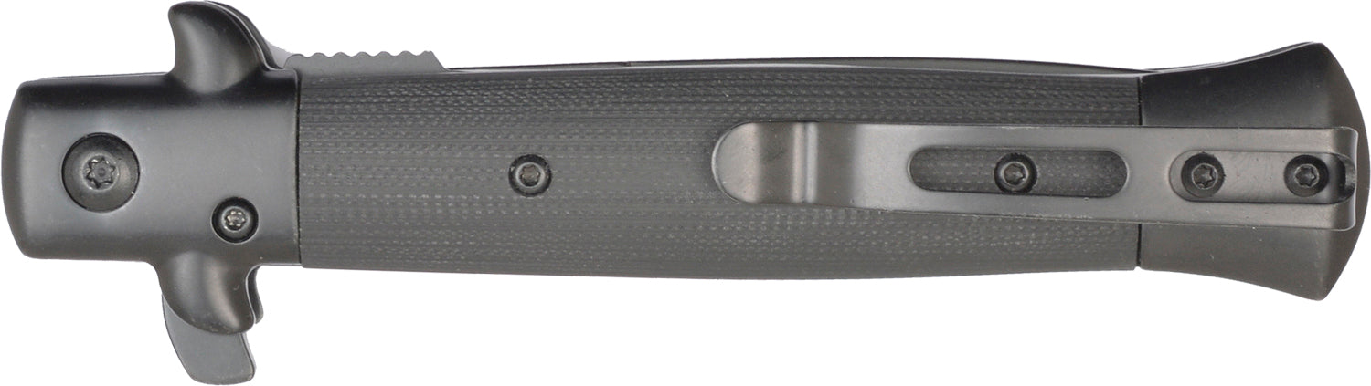 420A, Blackout 4" Folding Blade Assisted Open Knife, G10 Handle