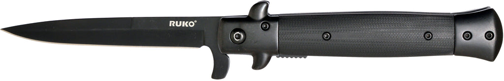 420A, Blackout 4" Folding Blade Assisted Open Knife, G10 Handle