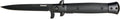 420A, Blackout 4" Folding Blade Assisted Open Knife, G10 Handle