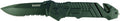 440A, 3-1/4" Folding Blade Assisted Open Knife, Rubberized Black Handle