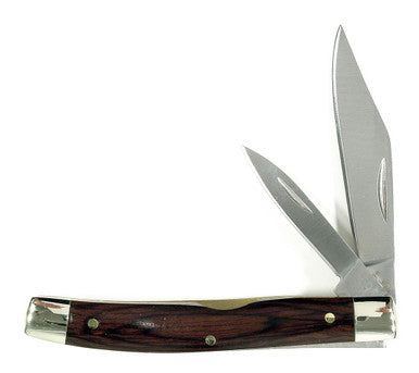 RUKO RUK0069, 440A, 3-5/16" Folding Blade Pocket Knife,  Pakkawood Handle