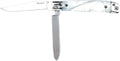 420A, Folding Trapper Assisted Open Knife, White Pearl Acrylic Handle